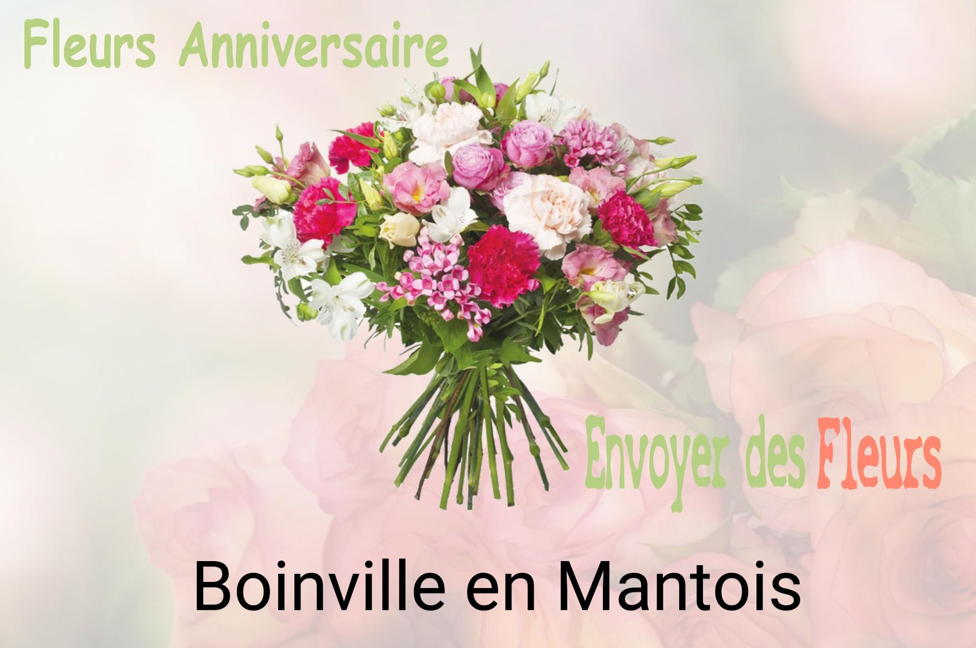 Bouquet de fleurs d’anniversaire livré à Boinville-en-Mantois