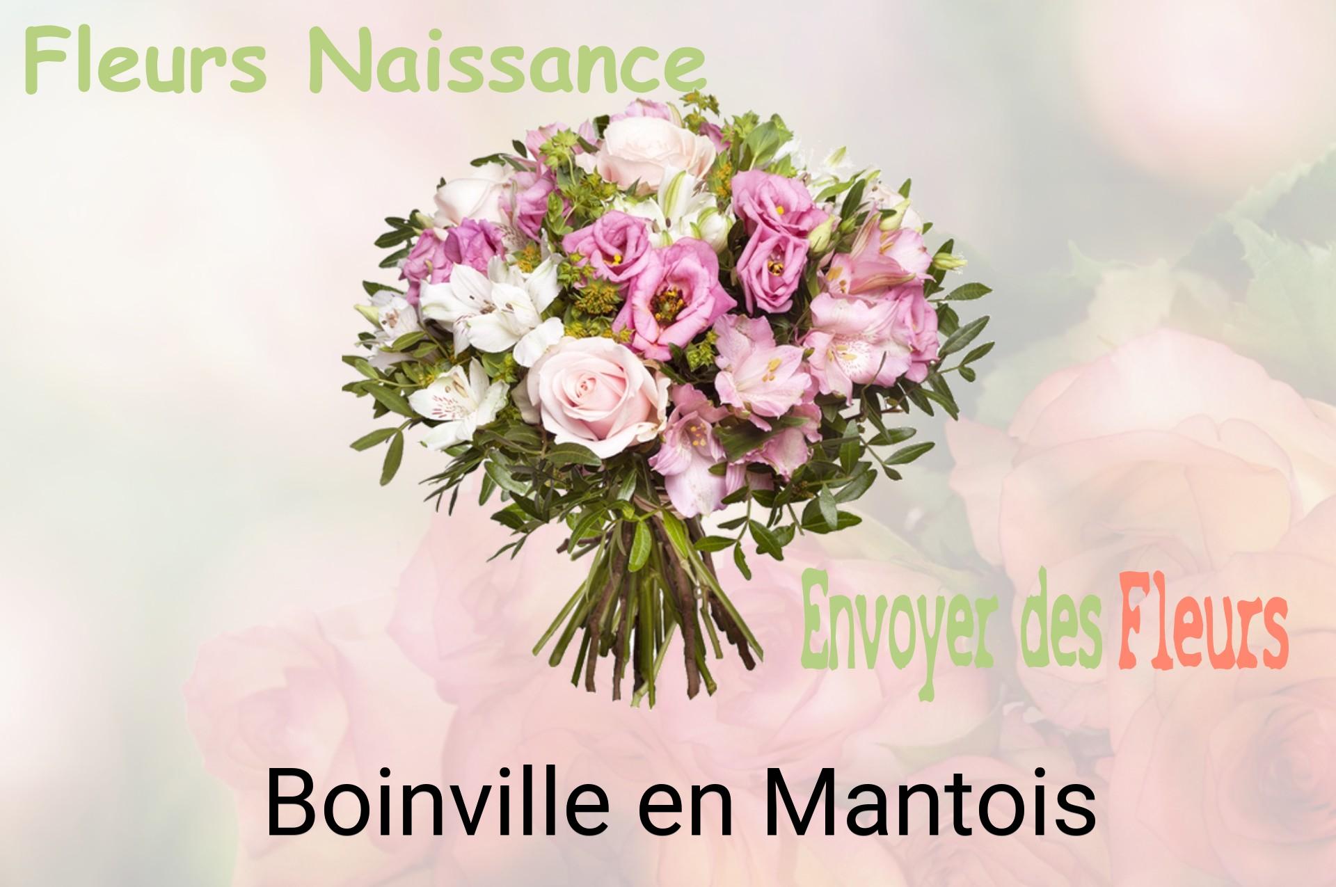 Bouquet de fleurs de naissance livré à Boinville-en-Mantois